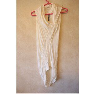 Rick Owens Lilies sleeveless top, Size S, Ivory